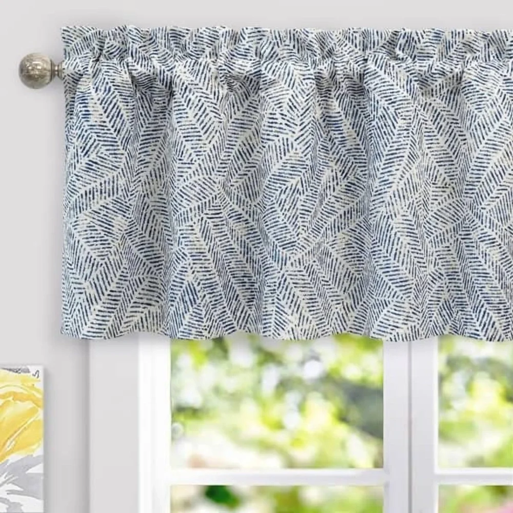 DriftAway Roman Linen Blend Blackout Valance Sz 52